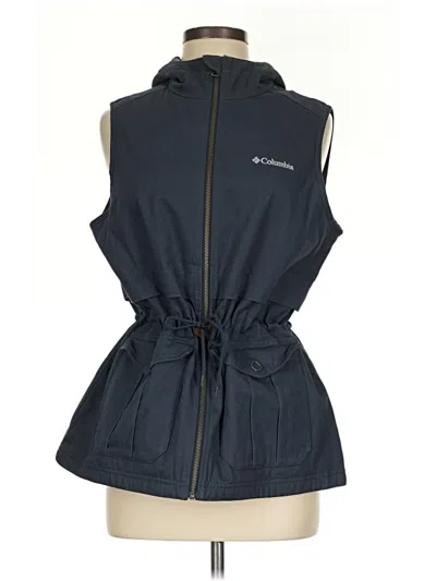 Pre-owned Columbia Vest In Blue