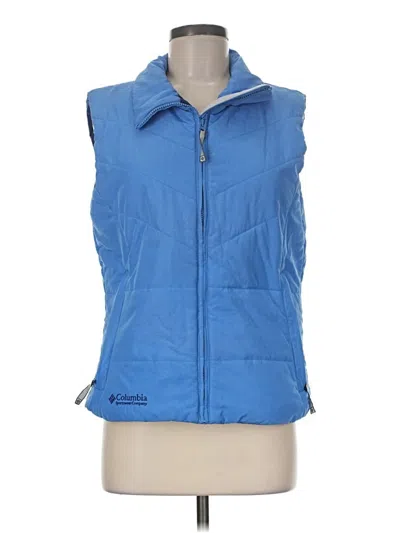 Pre-owned Columbia Vest In Blue
