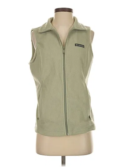 Pre-owned Columbia Vest In Green
