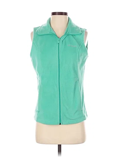 Pre-owned Columbia Vest In Green