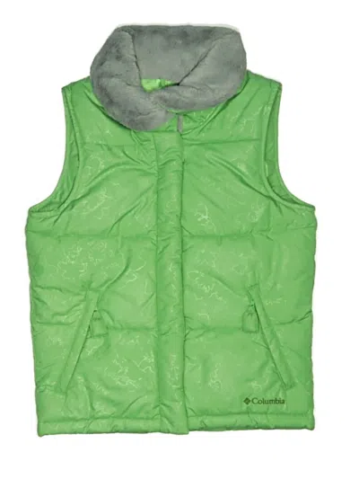 Pre-owned Columbia Kids' Vest In Green