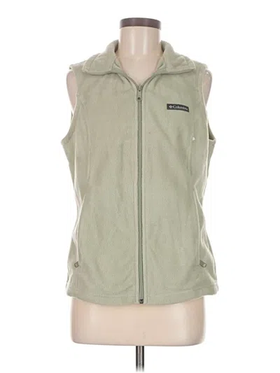 Pre-owned Columbia Vest In Green
