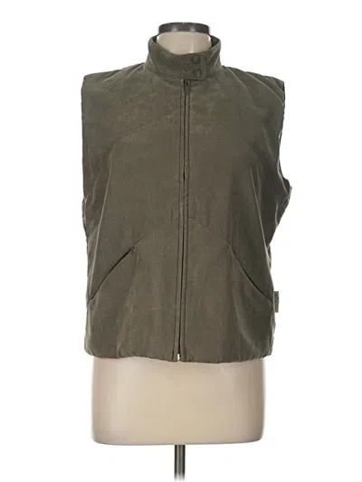 Pre-owned Columbia Vest In Green