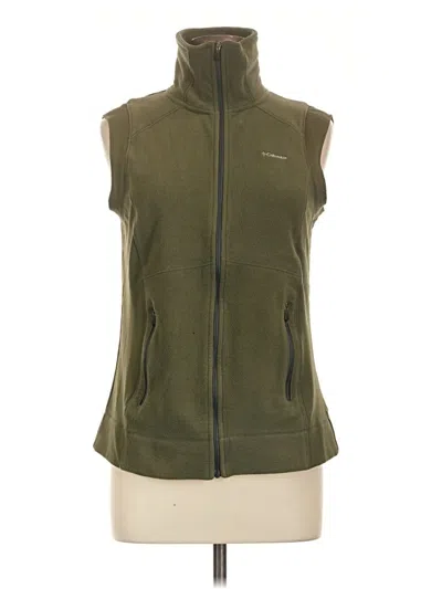 Pre-owned Columbia Vest In Green