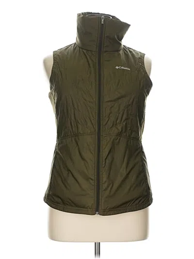Pre-owned Columbia Vest In Green