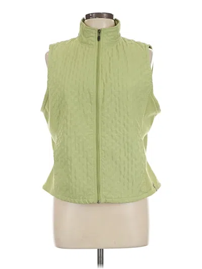 Pre-owned Columbia Vest In Green