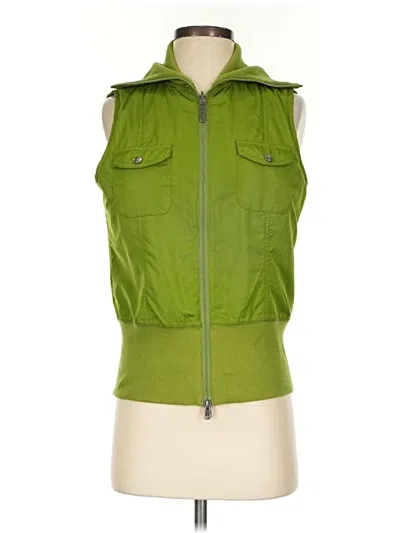 Pre-owned Columbia Vest In Green