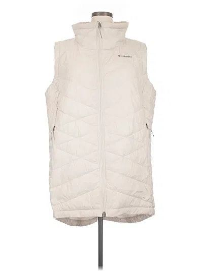 Pre-owned Columbia Vest In Ivory