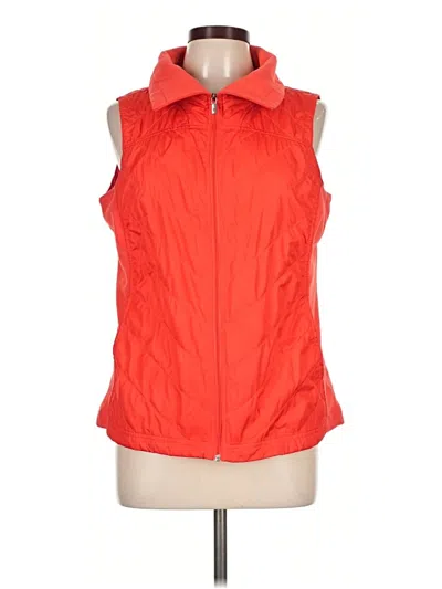 Pre-owned Columbia Vest In Orange