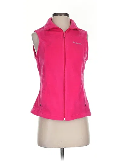 Pre-owned Columbia Vest In Pink