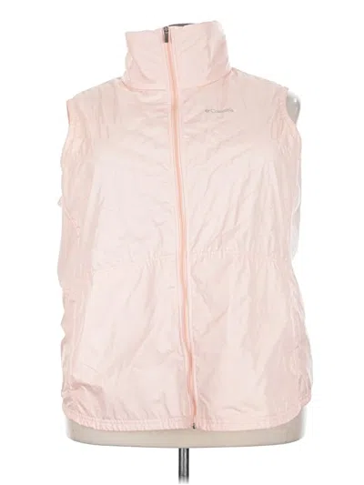 Pre-owned Columbia Vest In Pink