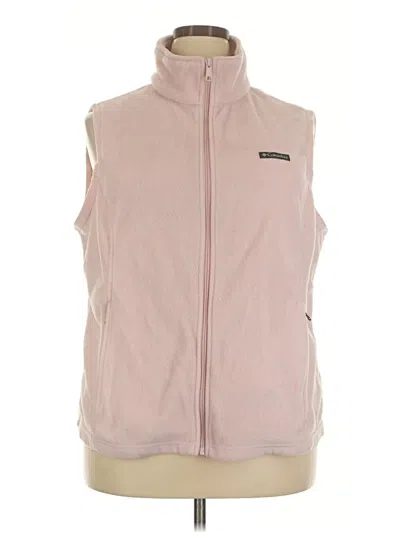 Pre-owned Columbia Vest In Pink