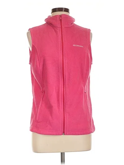 Pre-owned Columbia Vest In Pink
