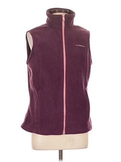 Pre-owned Columbia Vest In Purple