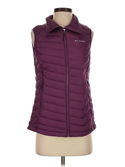 Pre-owned Columbia Vest In Purple