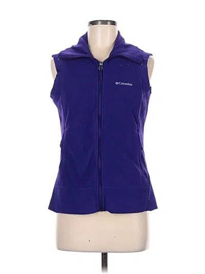 Pre-owned Columbia Vest In Purple