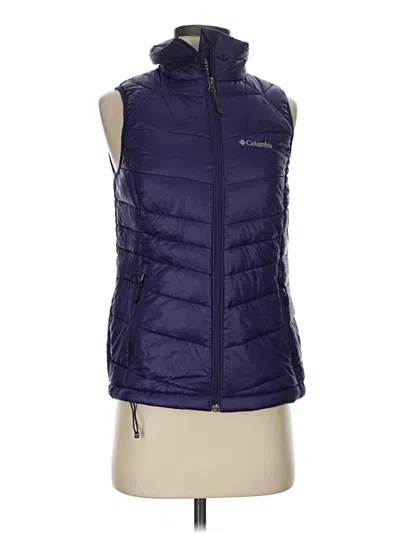 Pre-owned Columbia Vest In Purple