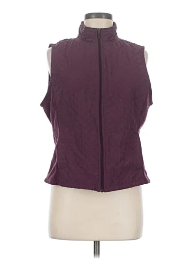 Pre-owned Columbia Vest In Purple