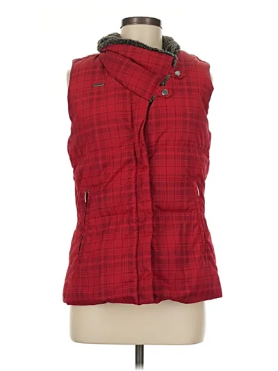 Pre-owned Columbia Vest In Red