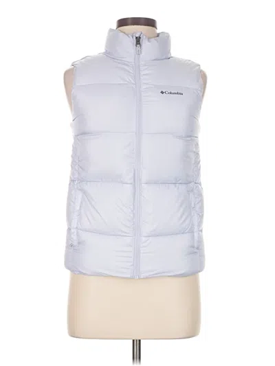Pre-owned Columbia Vest In Silver