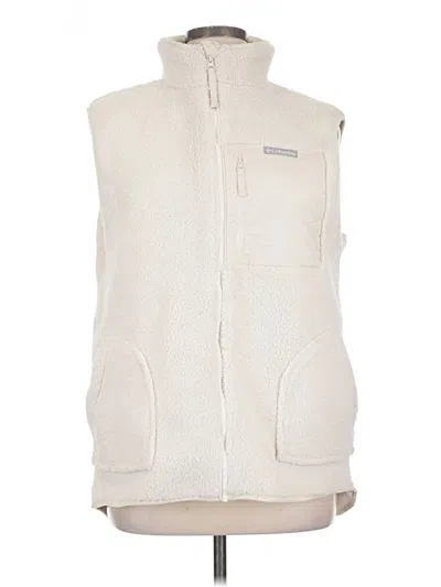 Pre-owned Columbia Vest In White