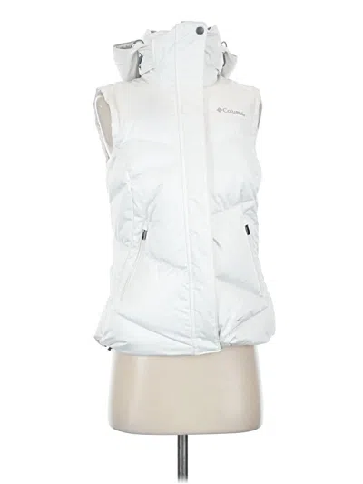 Pre-owned Columbia Vest In White