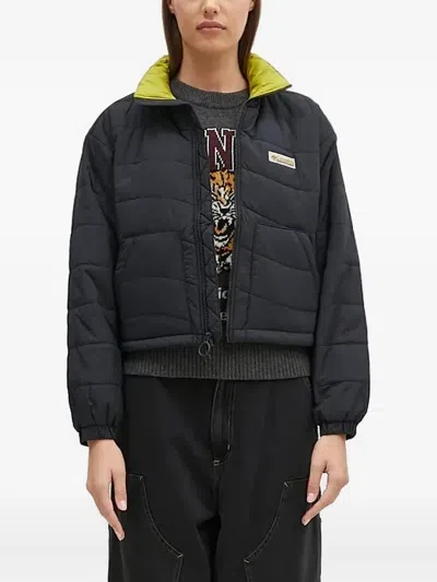Columbia Wallowa Quilted Cropped Jacket In Black