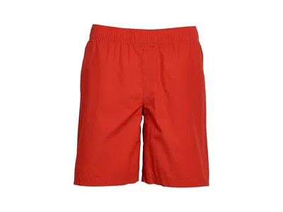Columbia Washed Outtm Shorts (little Kids/big Kids) Boy's Clothing Super Sonic : 2xs (4-5 Little Kid), Cotton In Orange