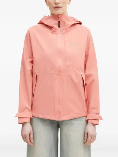 Columbia Waterproof Hooded Jacket In Pink