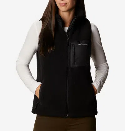 Columbia West Bend Vest In Black