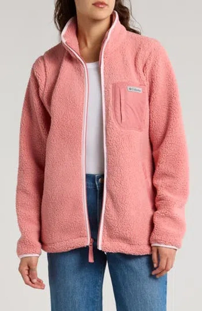 Columbia West Bend Zip Jacket In Pink Agave