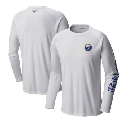 Columbia White Buffalo Sabres Terminal Tackle Omni-shade Raglan Long Sleeve T-shirt