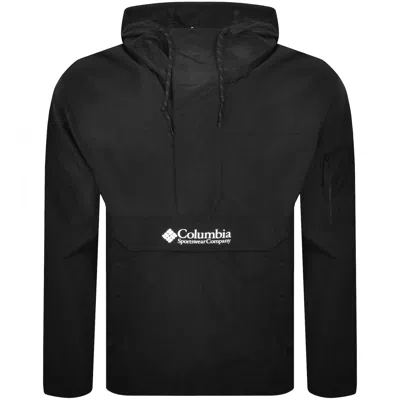 Columbia Windbreaker Anorak Jacket Black
