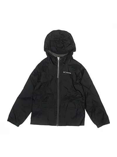 Pre-owned Columbia Kids' Windbreaker Jacket In Black