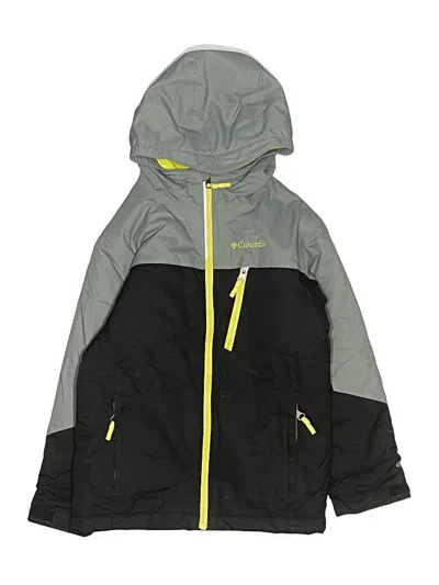 Pre-owned Columbia Kids' Windbreaker Jacket In Black