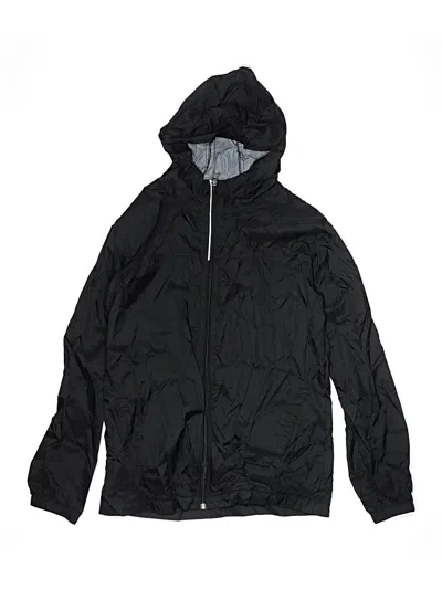 Pre-owned Columbia Kids' Windbreaker Jacket In Black
