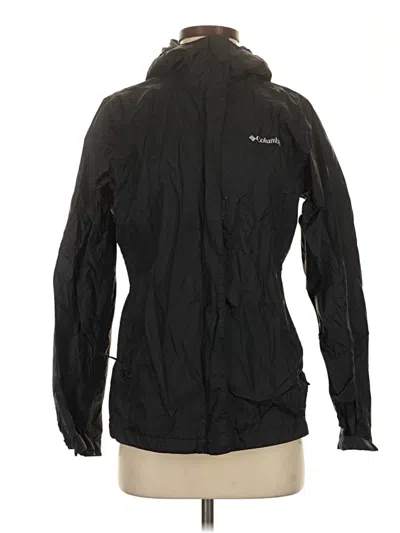 Pre-owned Columbia Windbreaker Jacket In Black