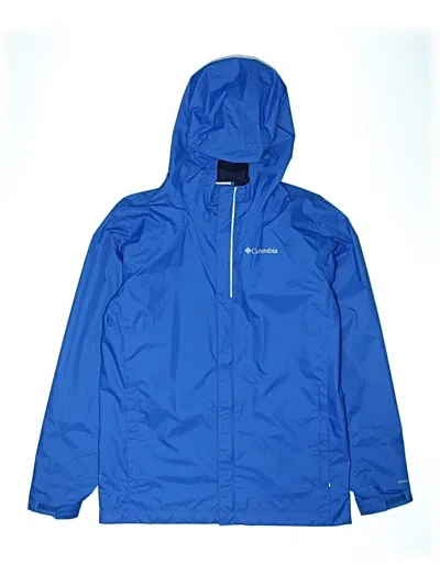 Pre-owned Columbia Kids' Windbreaker Jacket In Blue