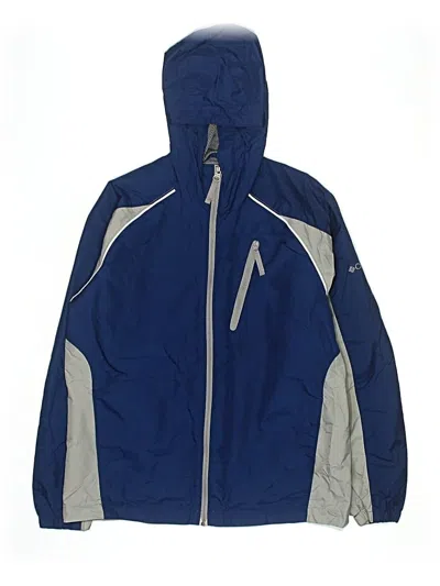 Pre-owned Columbia Kids' Windbreaker Jacket In Blue