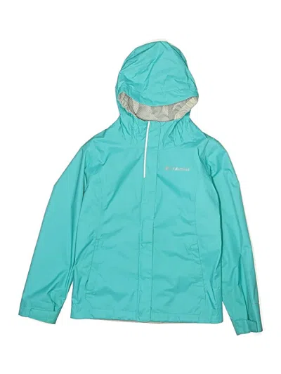 Pre-owned Columbia Kids' Windbreaker Jacket In Blue