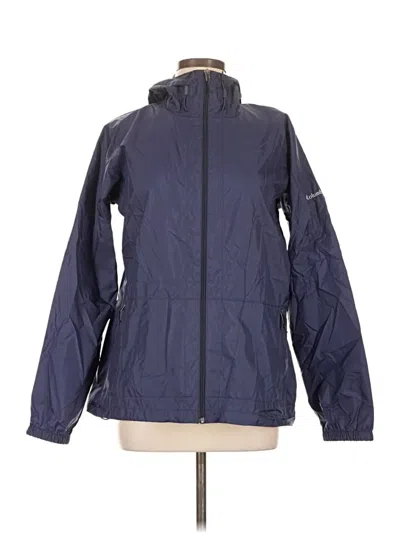 Pre-owned Columbia Windbreaker Jacket In Blue