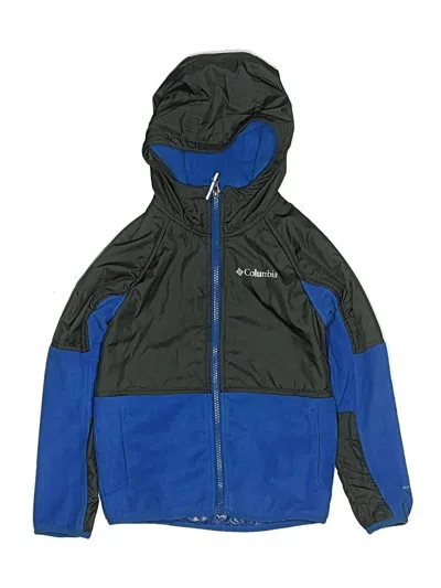 Pre-owned Columbia Kids' Windbreaker Jacket In Blue