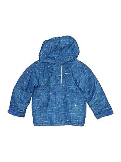 Pre-owned Columbia Kids' Windbreaker Jacket In Blue