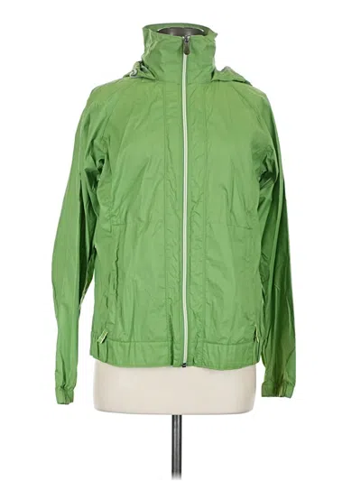 Pre-owned Columbia Windbreaker Jacket In Green