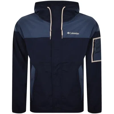 Columbia Windbreaker Jacket Navy In Blue