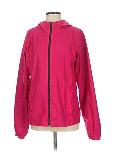 Pre-owned Columbia Windbreaker Jacket In Pink