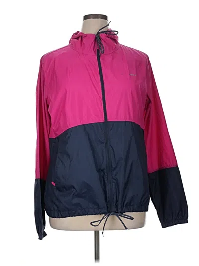 Pre-owned Columbia Windbreaker Jacket In Pink