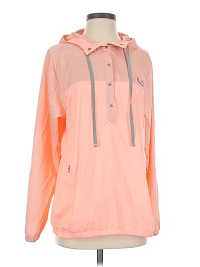 Pre-owned Columbia Windbreaker Jacket In Pink