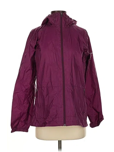 Pre-owned Columbia Windbreaker Jacket In Purple