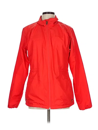 Pre-owned Columbia Windbreaker Jacket In Red
